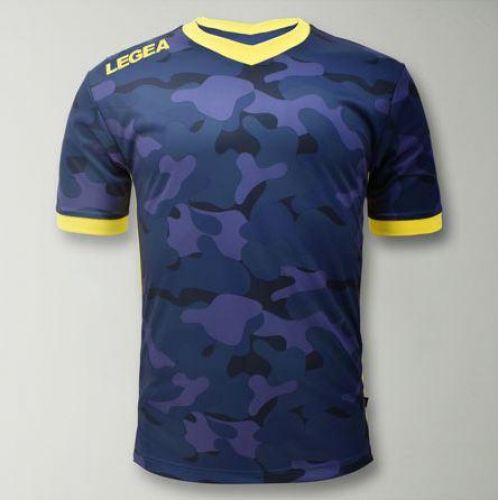 Legea Trikot Tolosa camouflage blau-gelb